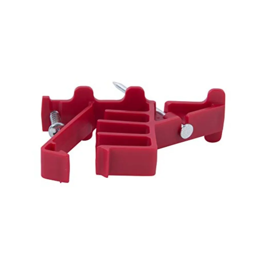 

MCS-100W Multi-Cable Staple Secures: NM Non-Metalic Coaxial and Data/ CAT 5 100 Pk. Red