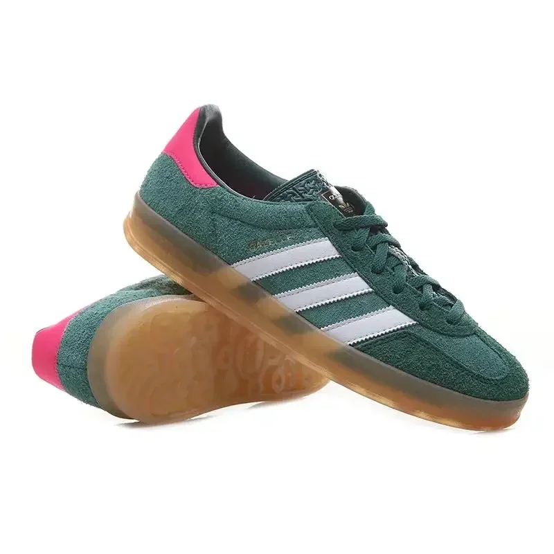 Adidas Clover Gazelle Durable and Lightweight Sports Shoes for Women and Men, Simple Contrasting Board Shoes