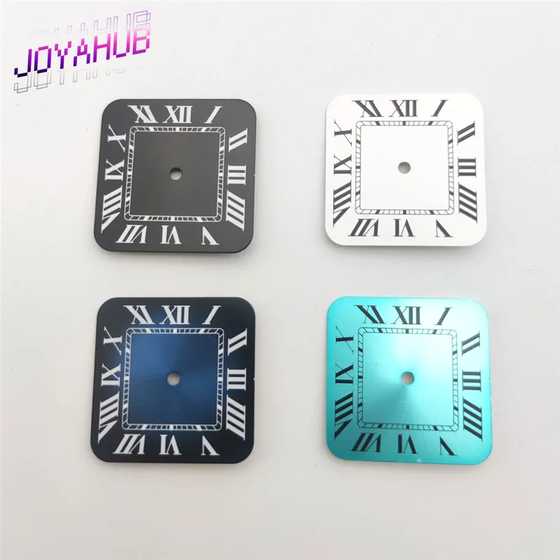 

Циферблат для часов с индивидуальным логотипом, 27 мм, квадратный, с римскими цифрами, для дайверских механических часов, DIY, для NH35/36/4R36, OEM