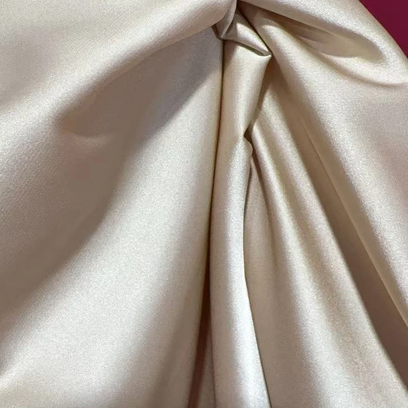 ผ้าซาตินเนื้อนุ่มแบบใหม่ ยืดหยุ่น ระบายอากาศได้ดี อ่อนโยนต่อผิว สีด้าน สำหรับชุดเดรส เสื้อเชิ้ต กางเกง ชุดนอน และชุดลำลอง