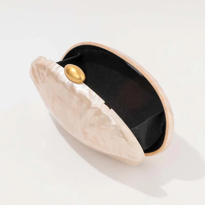 Fashion Acrylic Crossbody Shoulder Wedding Ladies Evening Party Special Shell Clutch New Woman Luxury Designer Brand Vip Bags