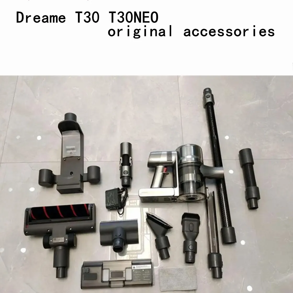 Original Dreame T30 T30NEO Accessories HEPA Filter Roller brush T30 Smart All-Floor-Type Brush