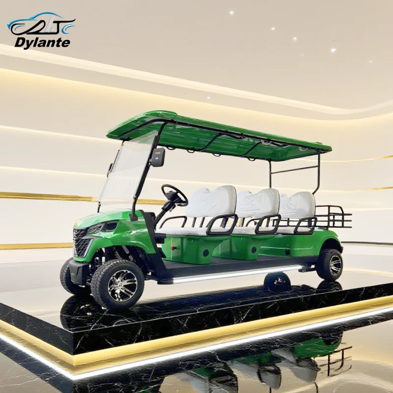 New Chinese Small Electric Off-Road Vehicle Adult Car Classic Control 48V/60V 4 6 8 Seater Four-Wheel Sightseeing Car Golf Cart