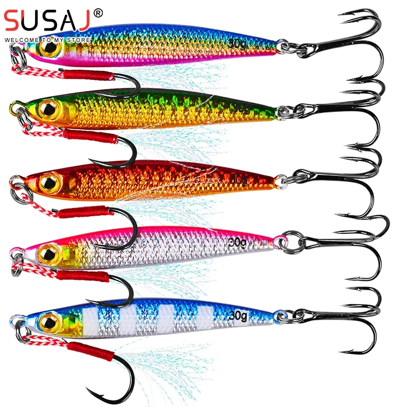 Metal Jig 7g 10g 15g 20g 30g Shore Casting Jigging lure Shore Casting Spoon Saltwater Jack Fishing lure Bit Artificial Bait