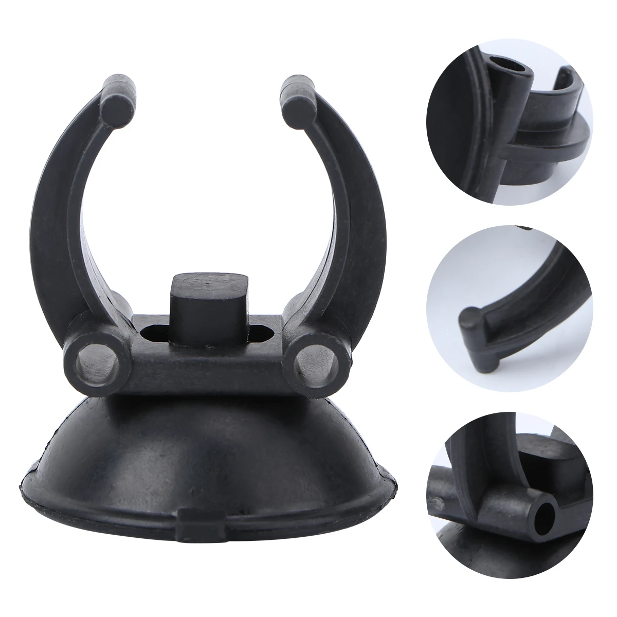 

10Pcs Aquarium Suction Cups for Airline Tube Holder Black Detachable Open Mouth Durable Easy Install Aquarium Suction Cups