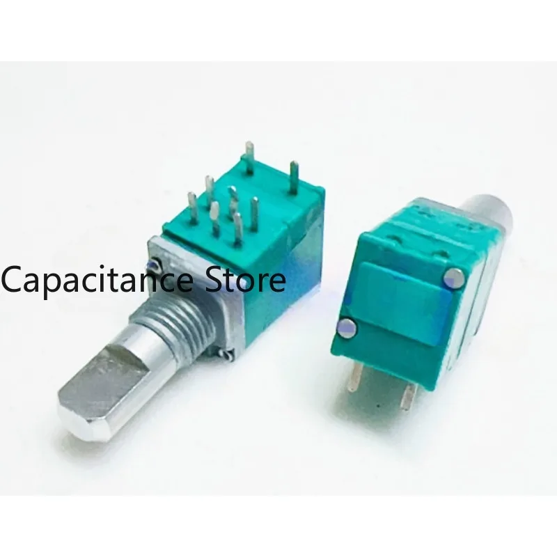 5PCS Precision potentiometer dual B10K with rotary switch amplifier speaker volume adjustment