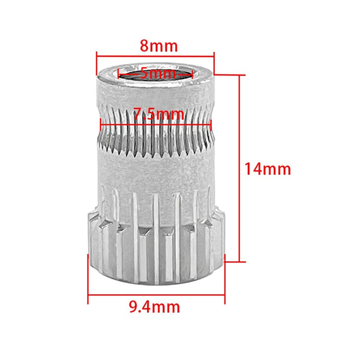 FZFZ 듀얼 드라이브 기어 경화 강철 업그레이드 피드 기어 압출기 키트 3d 프린터 부품 경화 강철