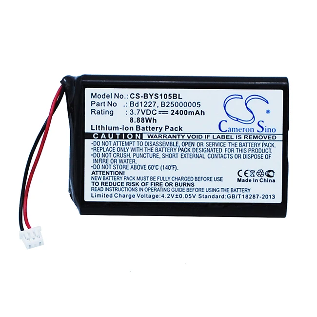 CS 2400mAh Battery For Baracoda  Ingenico B25000005  BD1227  RoadRunners Evolution 1D  BRR-L Evolution  YYS1-1056730 B40160100