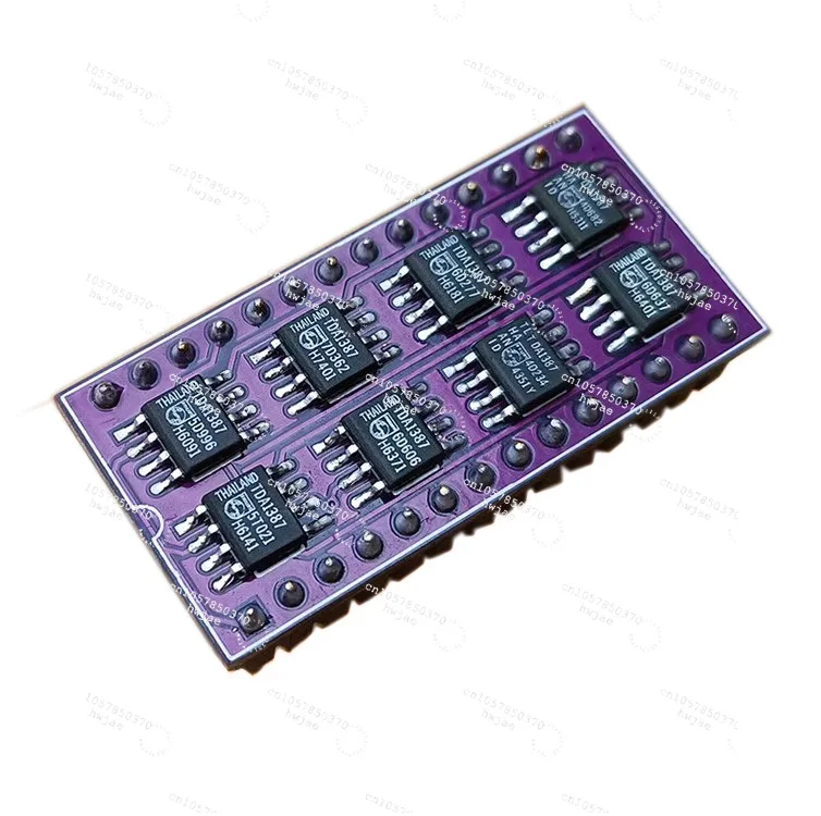 TDA1387 8 Parallel Replacement TDA1541 DAC Decoder, Coaxial Fiber USB Tube Buffer