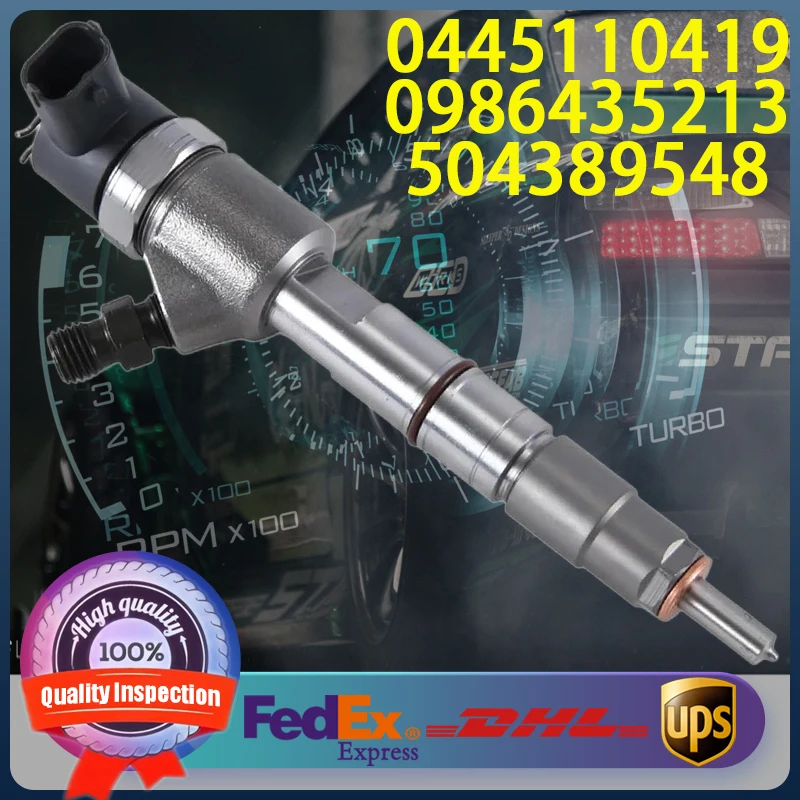 

0445110419 0986435213 552339550 Common Rail Injector For Alfa Romeo Giulietta Fiat 500X Jeep Renegade Engine