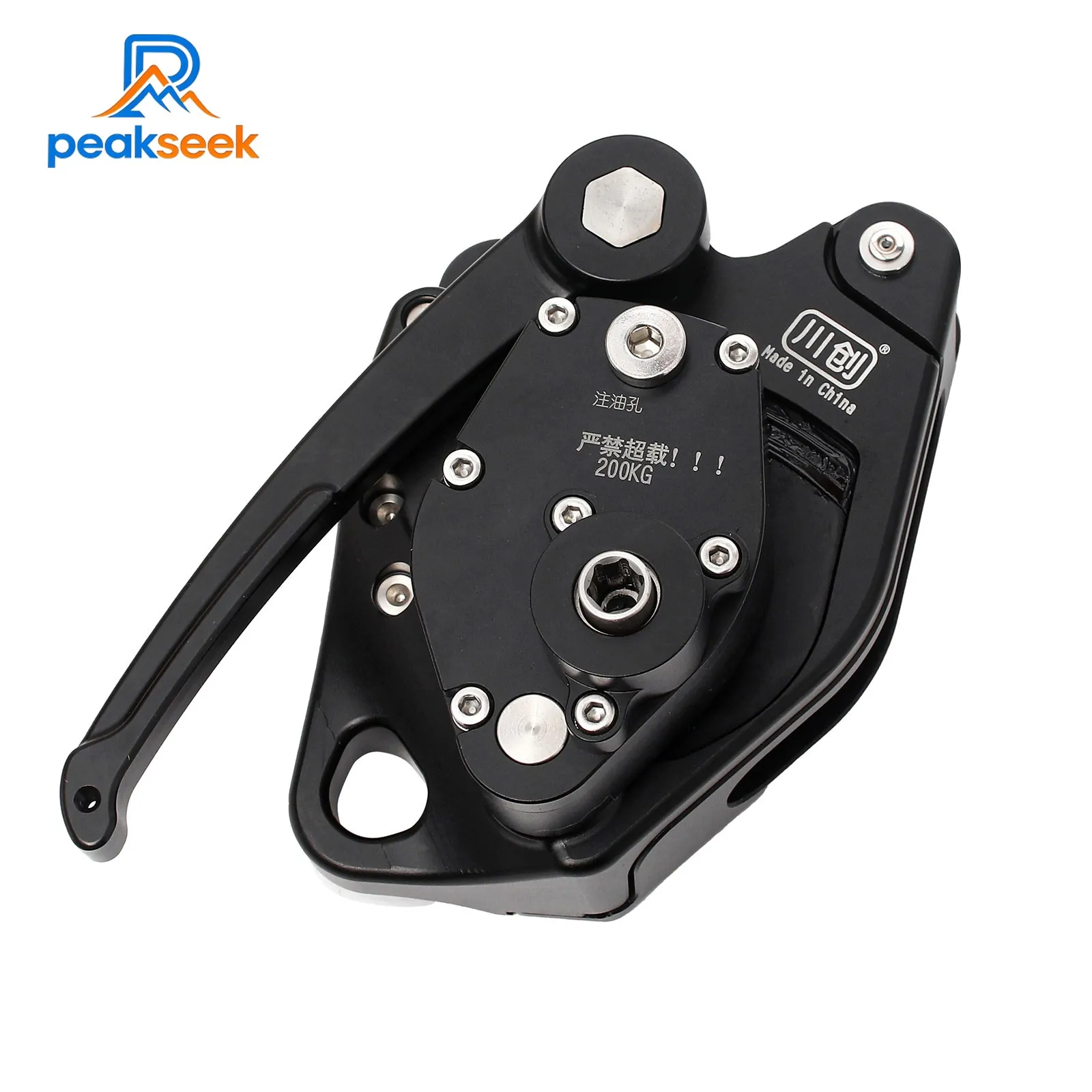 PeakSeek Ascender Descender Device Ascent Descent Device with 150kg Maximum Load Capacity for Outdoor Climbing Rope Access Rescu