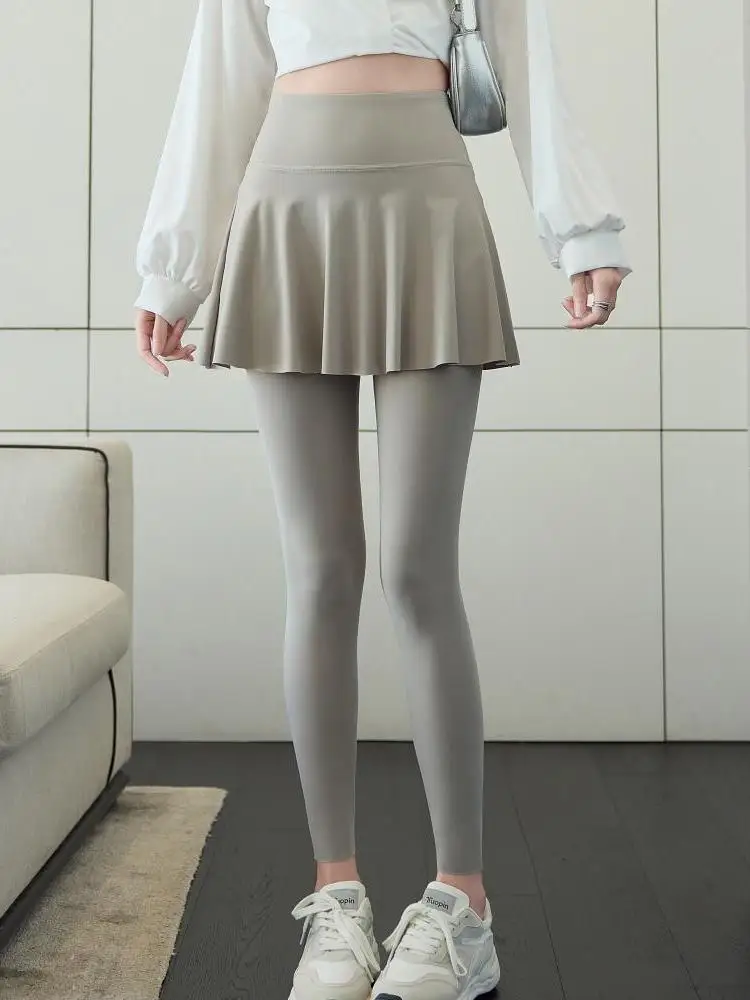 Pantaloni da yoga dimagranti a vita alta in pelle arca Pantaloni lunghi da donna con strato base Bot in fibra di poliestere Rouje Dsyle Brand