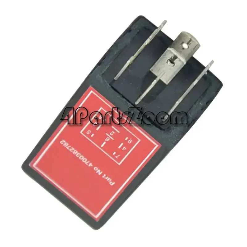 Relé 382782 4700382782 370233   Compatível com Rolo Dinapac CA152 CA251 CC102 CC232 CC412 CC422 CC722 CC900