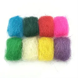 20g Natural Hemp Raffia Grass DIY Valentine's Day Gift Box Filler Wedding Birthday Gift Box Package Filling Hemp Grass Crafts