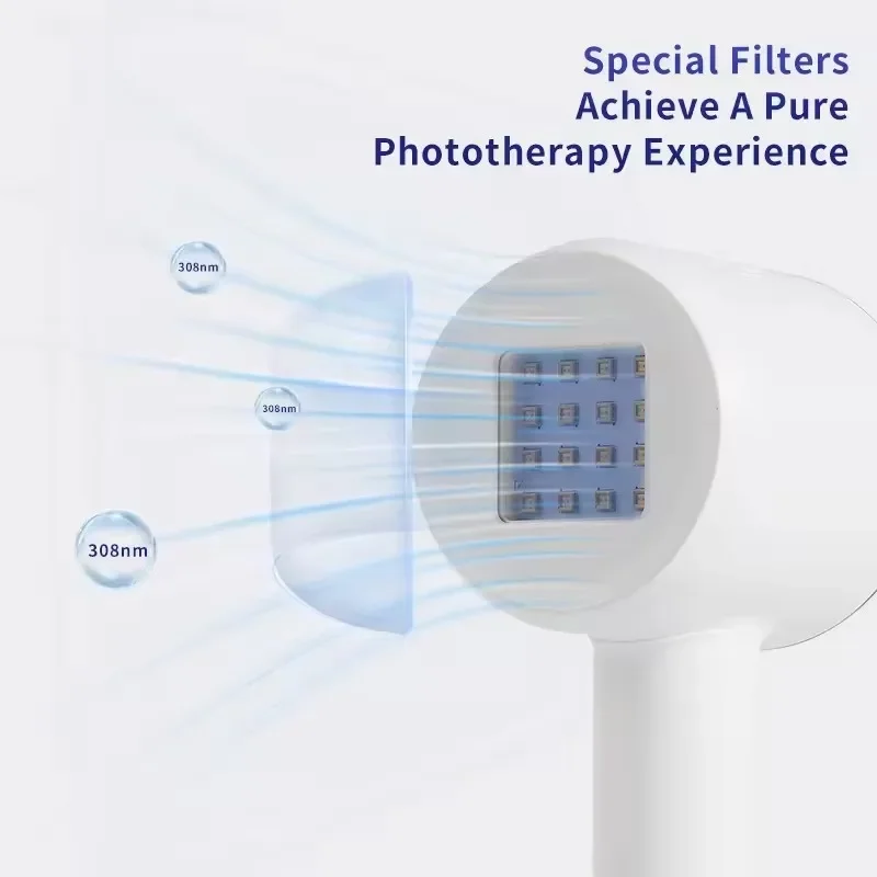 

NEW Handheld 308nm Excimer Phototherapy UVB for Vitiligo Psoriasis and Other Skin Diseases Using Physical Therapy