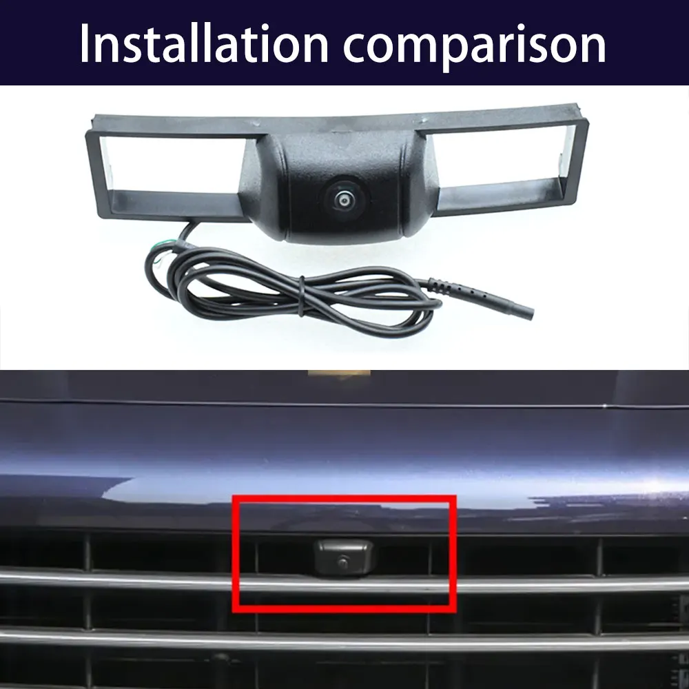 1920*1080P AHD 170°Front Logo View Camera For Porsche Macan 95B Facelift 2019 2020 2021 2022 2023 2024 Vehicle Car Camera