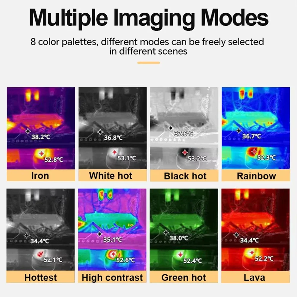 DP-22 Handheld Thermal Imaging Camera 320x240 Visible Dual Fusion Infrared Thermal Camera for PCB Floor Heating Detection DP-21