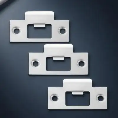 

3Pcs Door Reinforcement Strike Plates Stainless Steel Heavy Duty Deadbolt Latch Plate Cover for Residential Commercial Doors