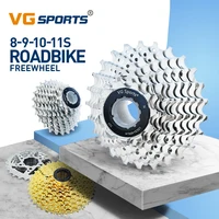 VG Sports 8 9 10 11 velocidades Velocidade bicicleta de carretera rueda libre Cassette 8v 9v 10v 11v 28t 32t piñón de bicicleta de rueda libre