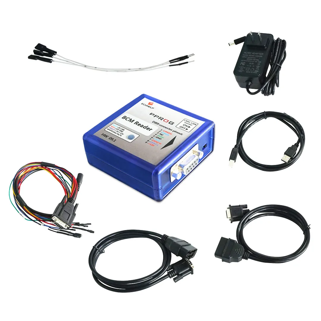 Newest IO-PROG ECU Programmer BD9 Pinout I/O Terminal IO PROG HW 09.1 K-Line CAN MULTITOOL For OPEL/GM