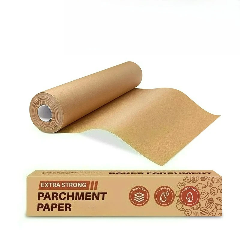 1 volume Unbleached Parchment Baking Paper,12in×262ft,13in×278ft,15in×210ft,for Baking,Cooking,Grilling, Built-in cutter