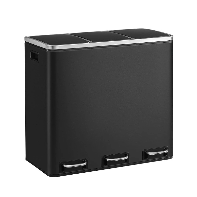 

Мусорный бак, мусорный бак объемом 4,8 галлона, мусорный бак емкостью 14,4 галлона с мягкими крышками, педалями и внутренними ведрами для кухни,