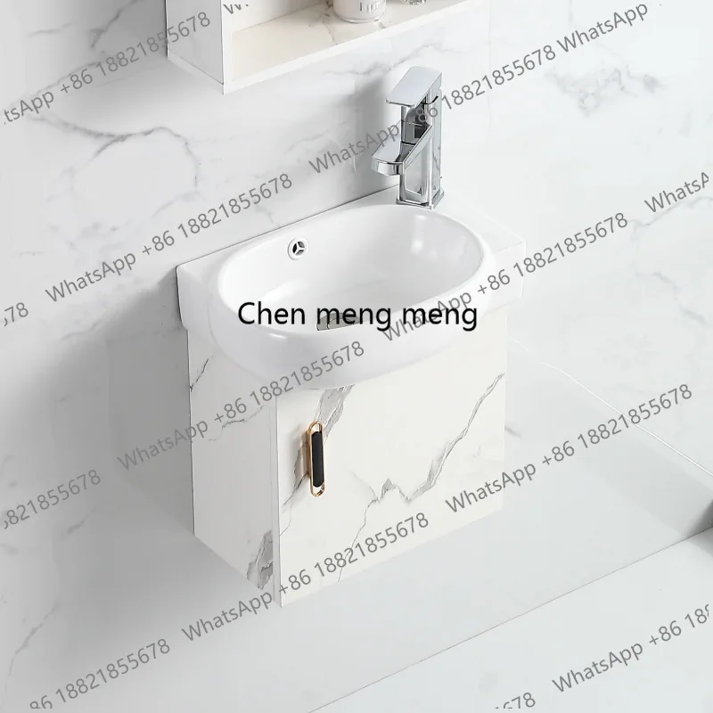 Waterproof bath, smart room, cabinet combination, small apartment bathroom, washstand, hanging cabinet, wash basin