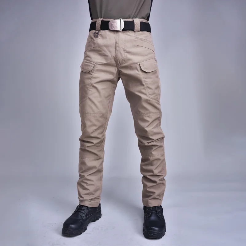 Pantalones Cargo tácticos para hombre, pantalón informal, impermeable, con múltiples bolsillos, para trabajo y senderismo al aire libre, para primavera y otoño, S-6XL