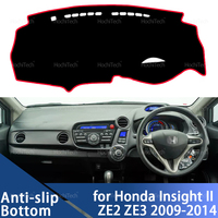 For Honda Insight II ZE2 ZE3 2009-2014 Interior Accessories Dashboard Cover Pad Sun Protection Pad UV Protection Mat