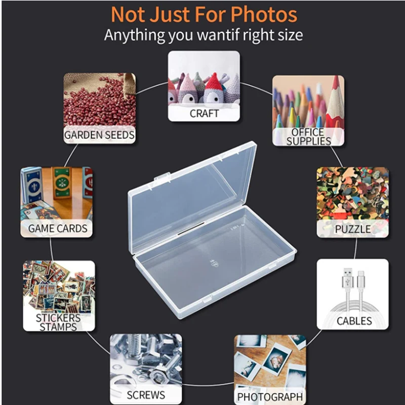 Imagem -06 - Photo Storage Organizer Box Inner Seed Storage Extra Large Photo Organizer Keeper Picture Storage 4x6inch