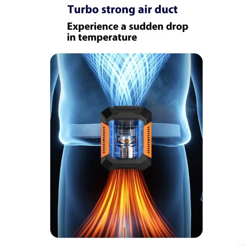 

E5BE талия вентилятора Вентилятор висят вентилятор вентилятор Сильный воздушный поток с светодиодным освещением питания