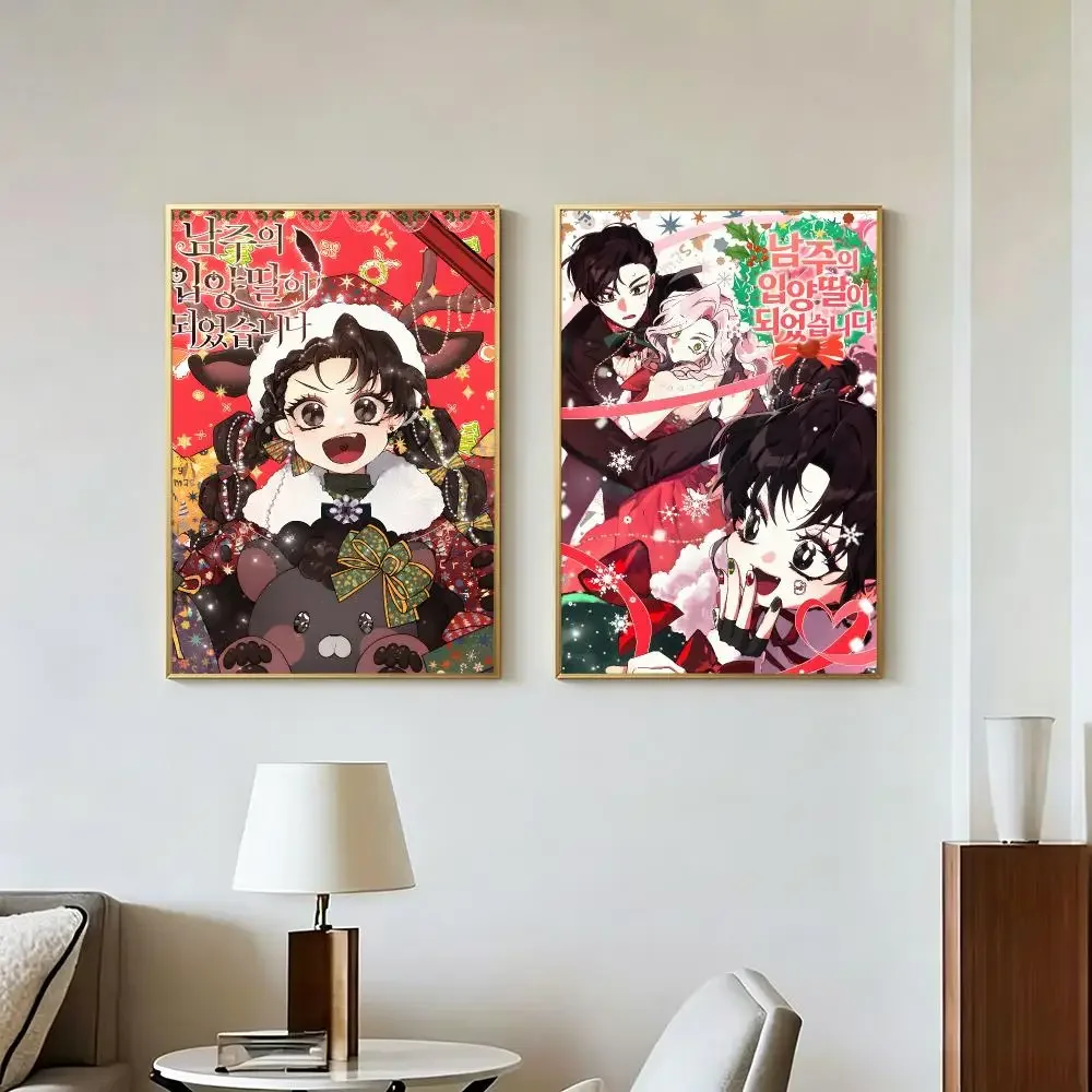 The Male Lead's Adopted Daughter Poster Peel And Stick Wall Art Self Adhesive PP Waterproof Wall Decor Living Room Bedroom Gift