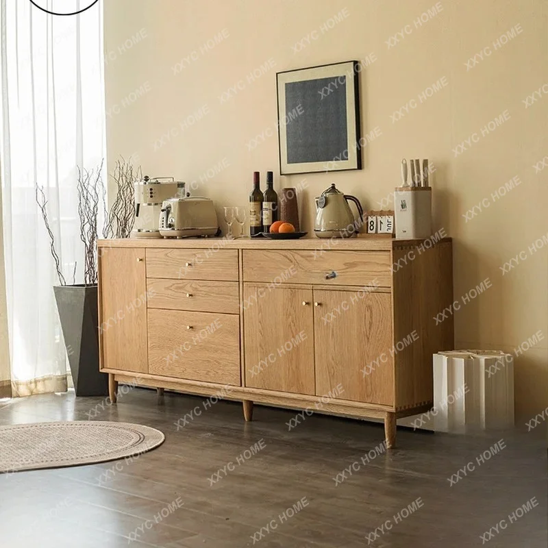 

style living room locker, simple storage, tea cabinet