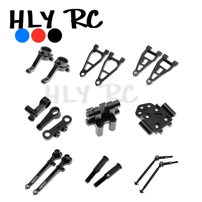 Metal Modification Accessory Suspension Arms Steering Knuckle Set for Tamiya BBX BB01 1/10 RC Car Upgrade Parts