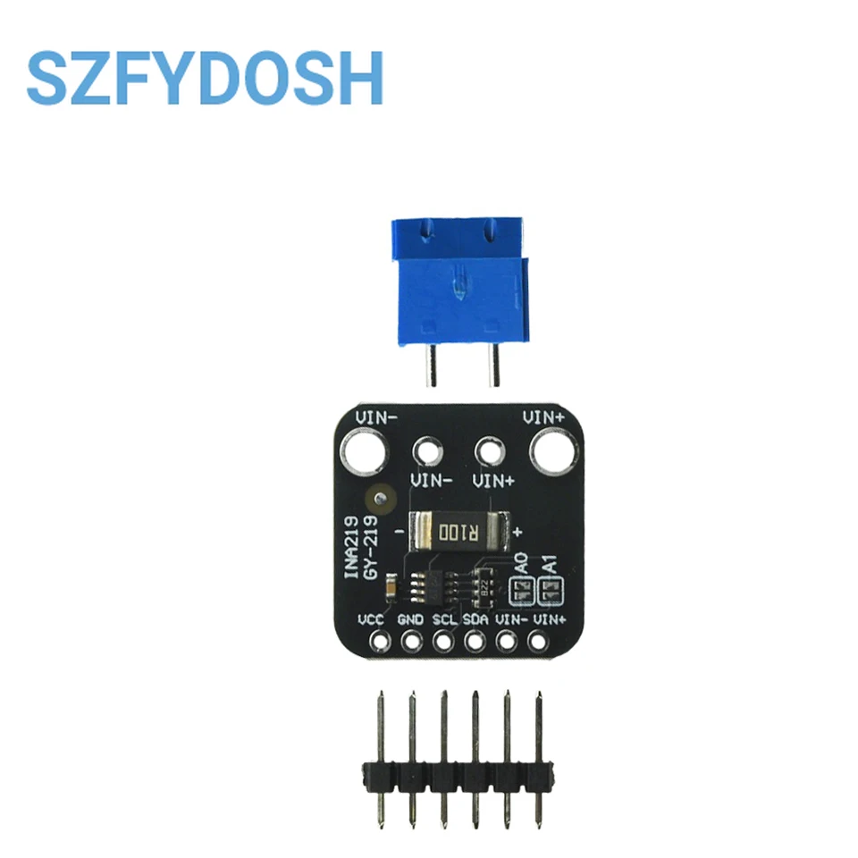 INA219 Modul Breakout Sensor Catu Daya DC Dua Arah DIY 3V-5V IIC I2C Modul Sensor Pemantauan Daya