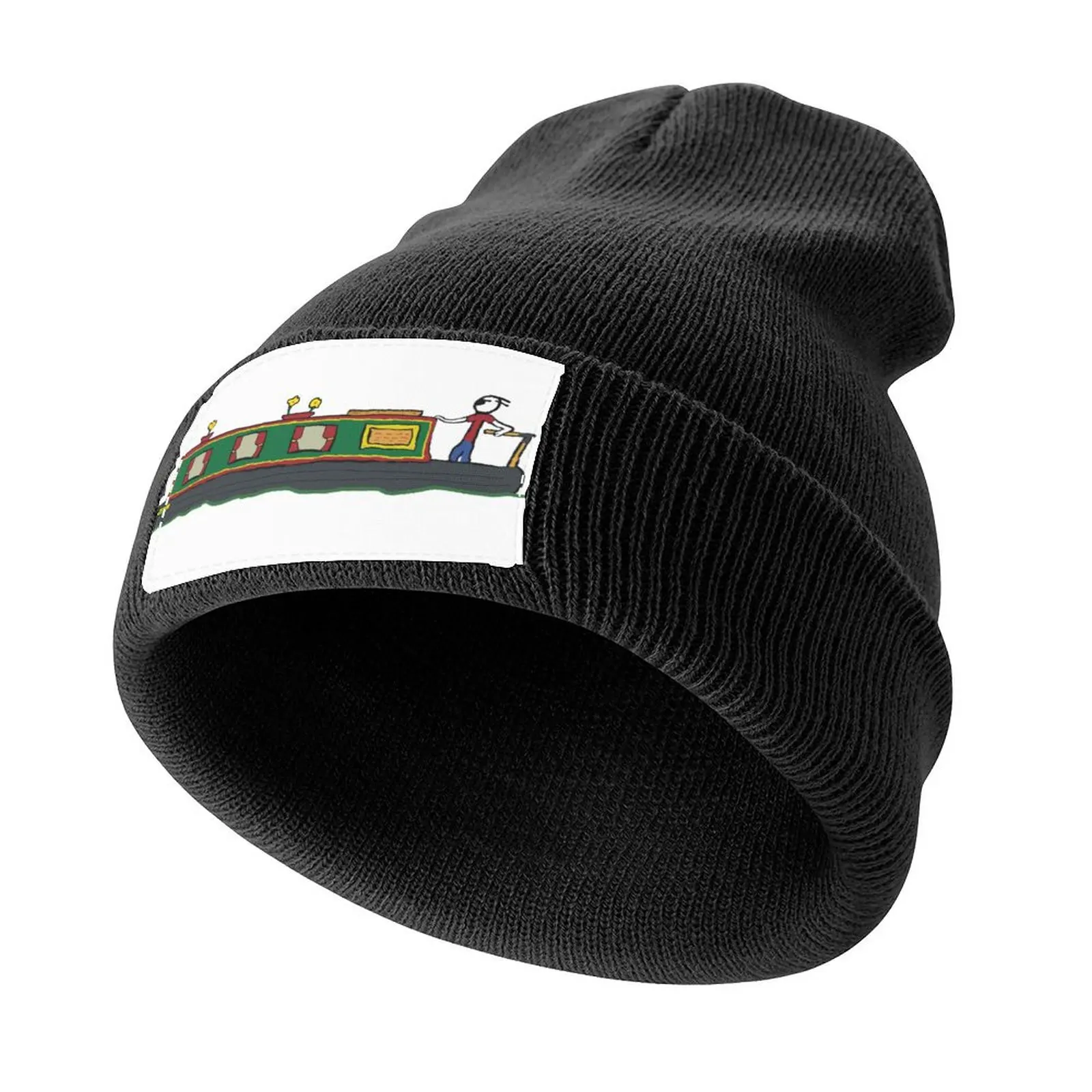 Narrowboat Knitted Cap Christmas Hat birthday Vintage Girl Men's