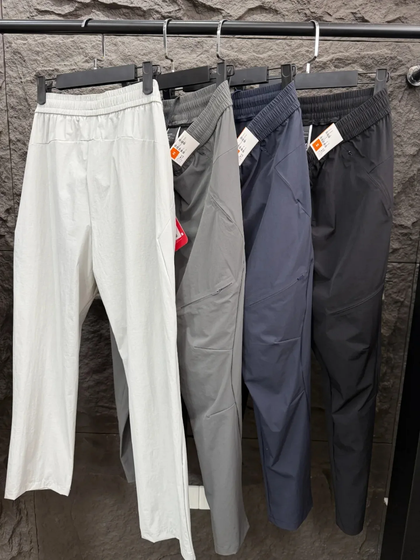 

New American Sle Outdoor Resistant Water Qui Dry Lightweight Elastic Breathable Loose Straight Leg Sport Casual Pants for...