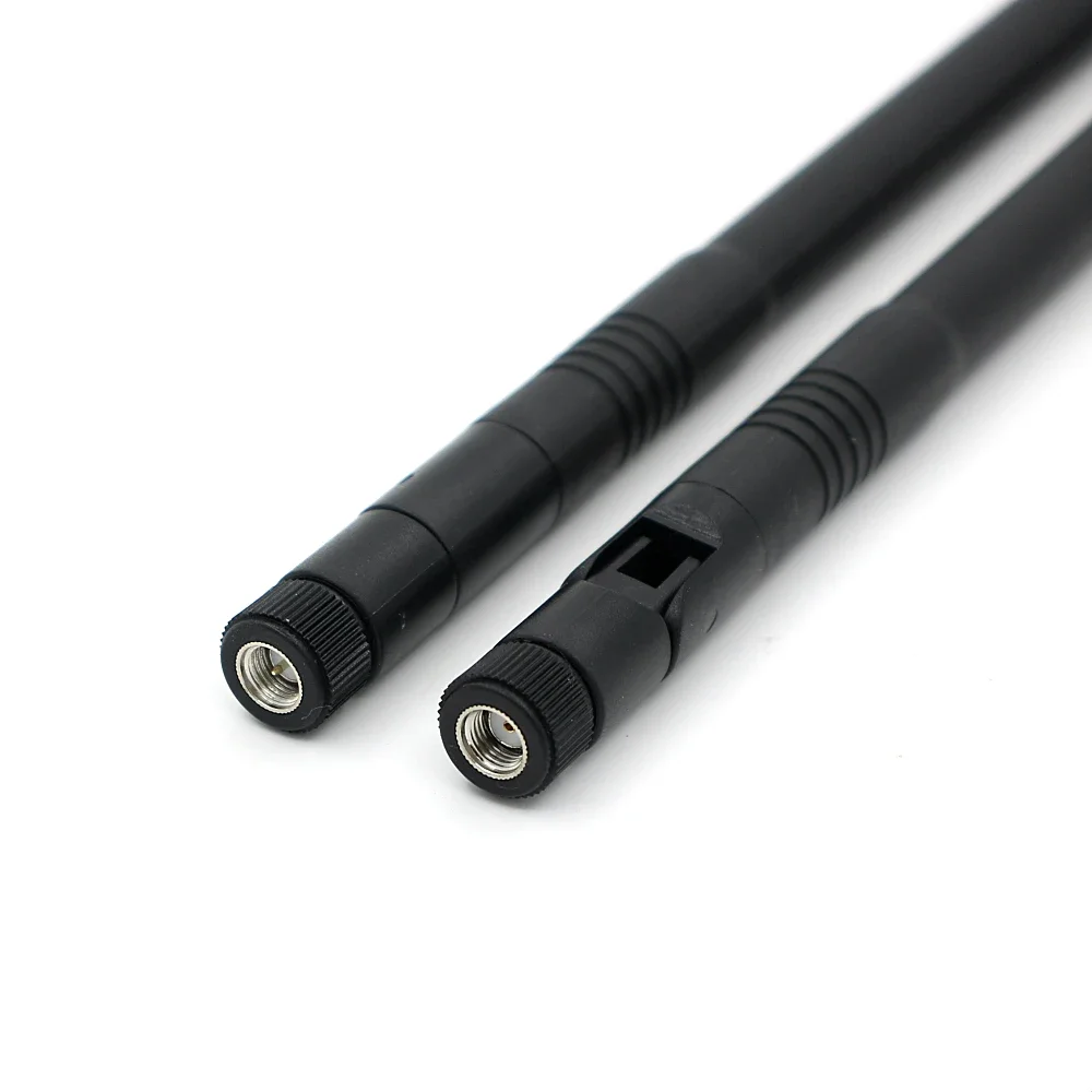 1pcs 2400-2500MHz 2.4G WiFi Rubber Rod Antenna External Omnidirectional Aerial High Gain 7dBi for Wireless Networking Router