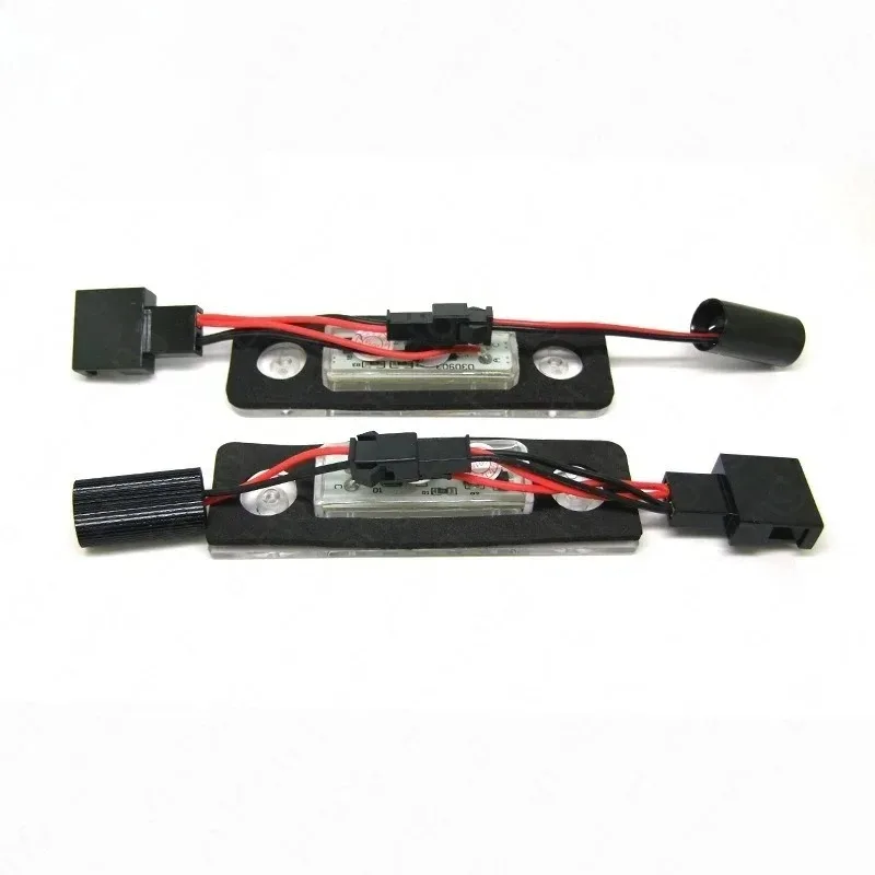 جديد ل 2 قطعة Canbus الأبيض خالية من الأخطاء LED رقم الترخيص لوحة ضوء اوكتافيا MKII 1Z A5 09-13 Roomster 5J 06-10 العلامة الخلفية L #3