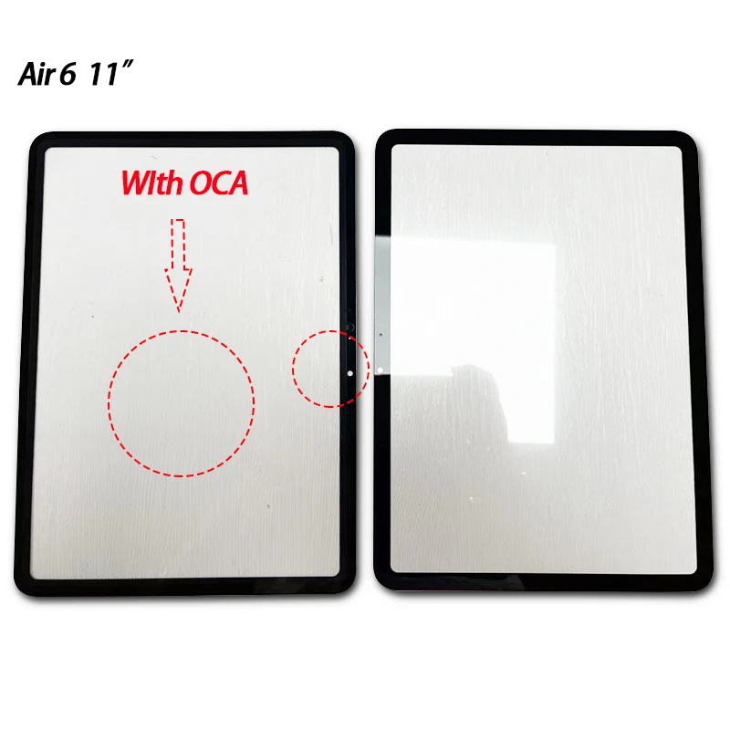 

10 шт. 100% качество новое внешнее переднее стекло с OCA для Apple iPad Air 6 11 "13" замена внешней панели
