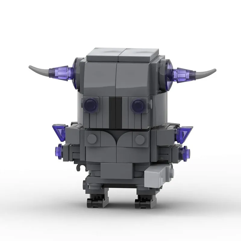 Bricklink MOC Game Royale Wars Action Figures PEKKA Barbarians Hog Rider Brickheadz Sets Building Blocks Kid Toys Christmas Gif