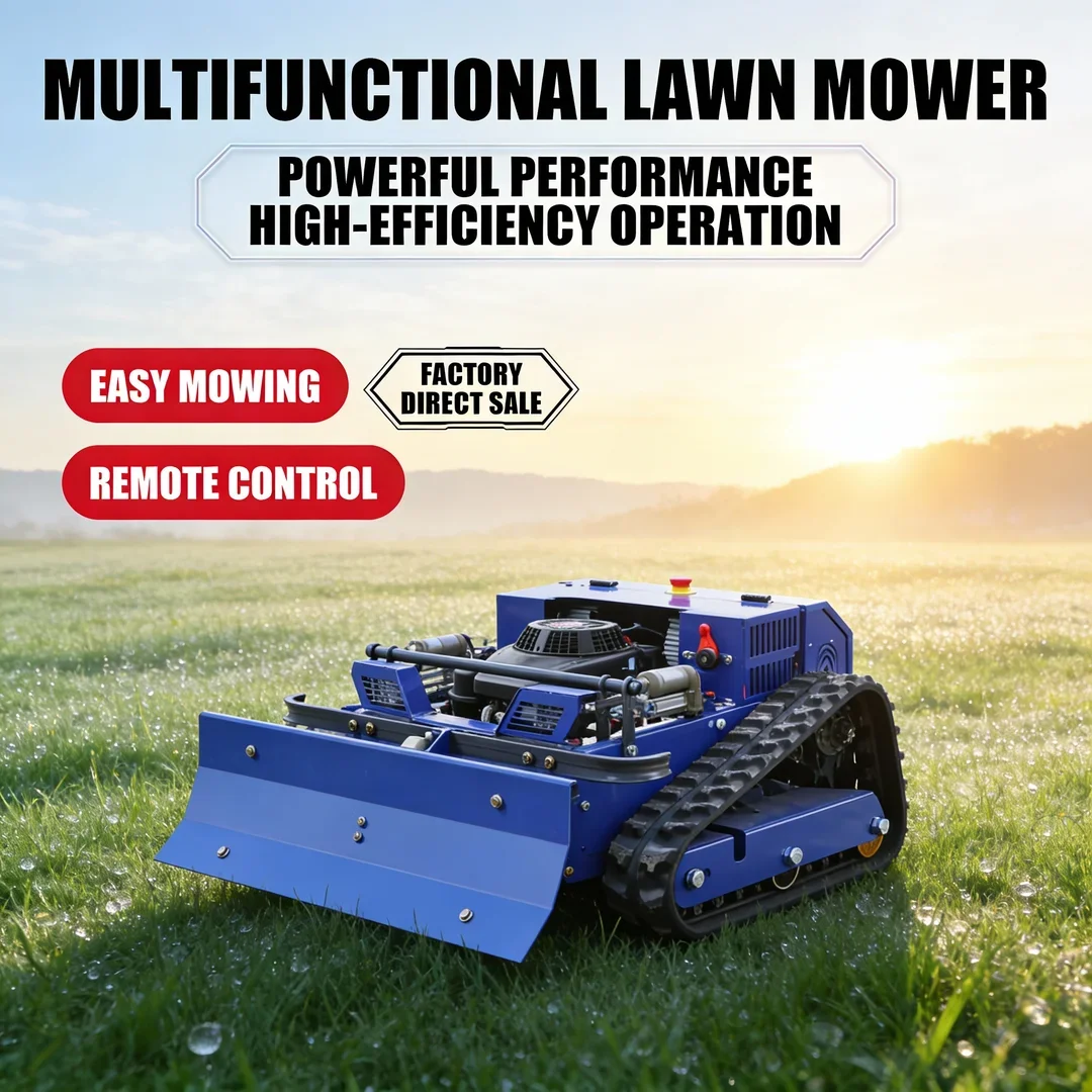

Customized Cordless Remote Control Lawn Mower - Snow Shovel Equipped Low Noise Tool for Home & Commercial Yards