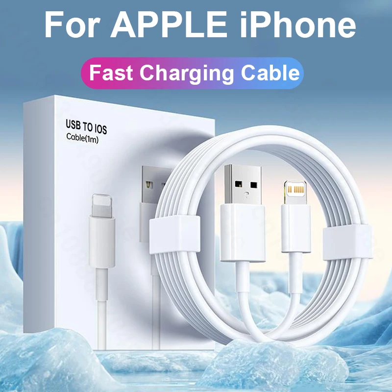 For Apple PD 20W Fast Quick Charger USB To iOS For iPhone 14 13 12 11 Pro Max Mini Plus XR XS Charging Data Cable Accessories