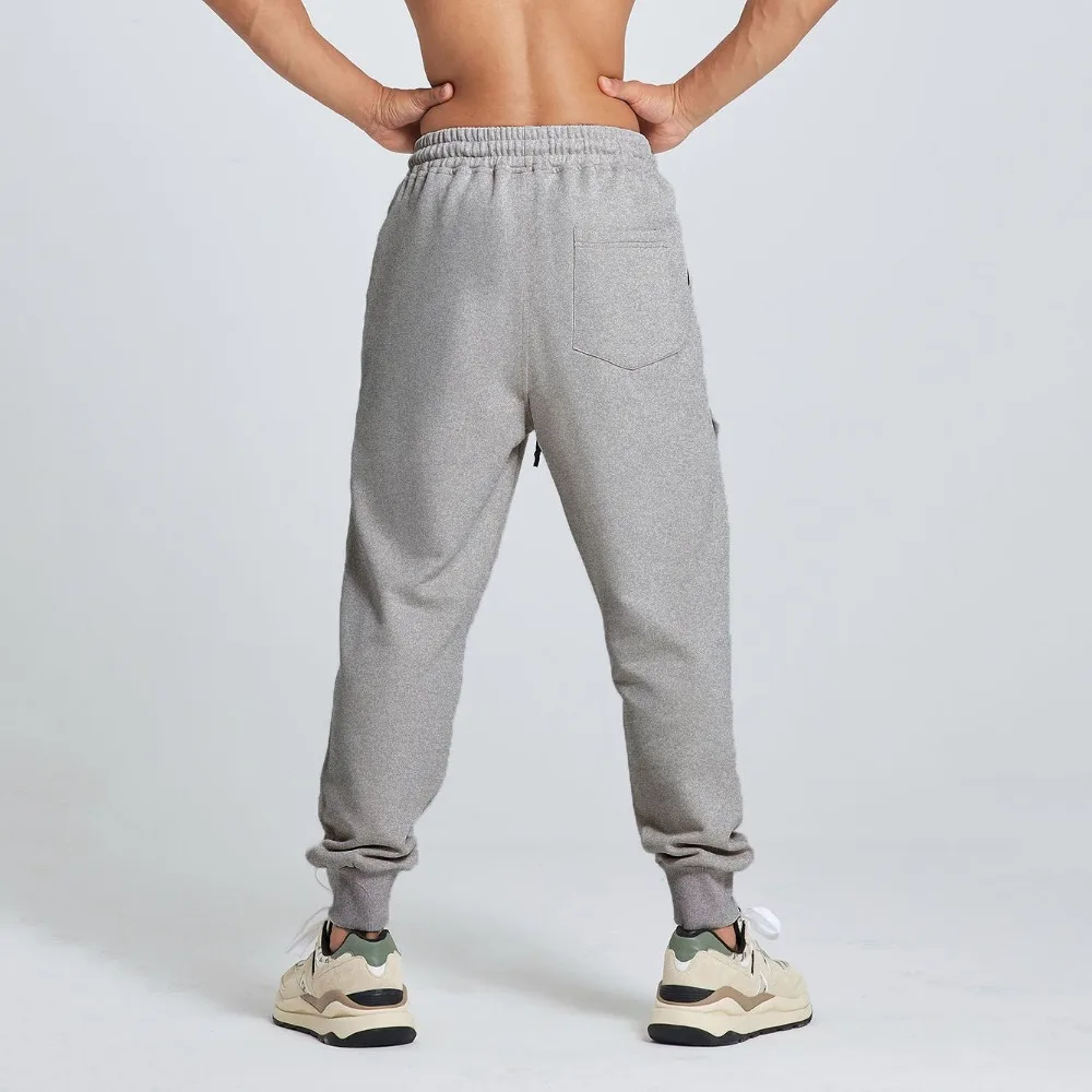 Squat Splicing Sports Pants Men's Invisible Open Crotch Outdoor Sex Loose Casual Sweatpants Running Training Fitness Trousers