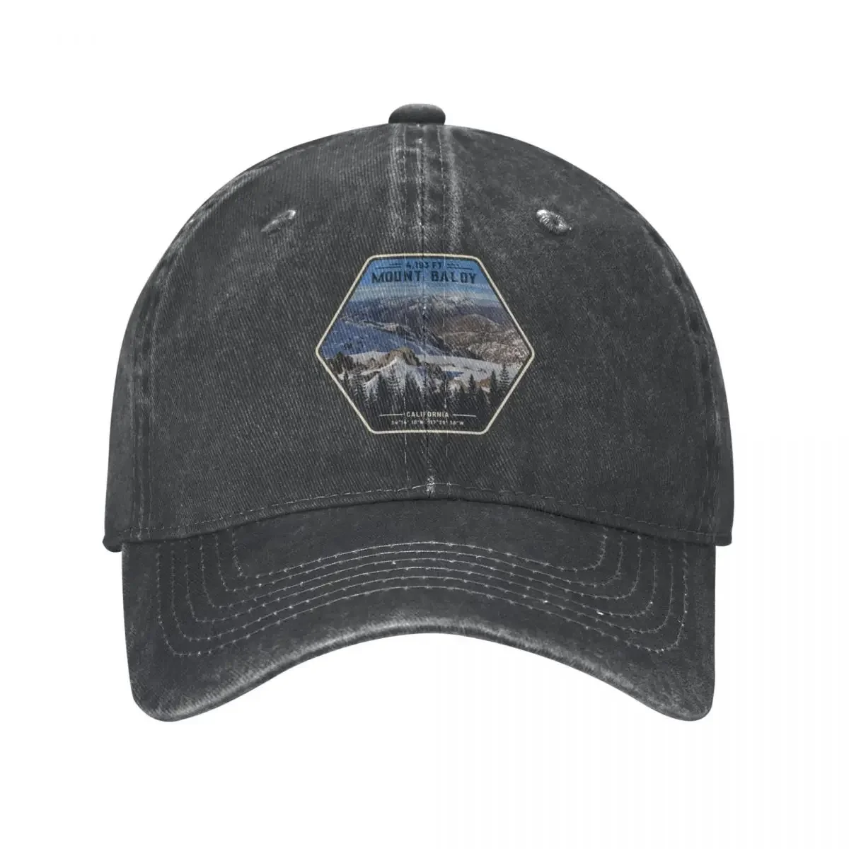 Mount Baldy California Cowboy Hat Christmas Hat Caps For Men Women'S