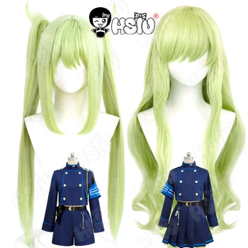 شعر مستعار تنكري تاتشيبانا هيكاري ، زي نوزومي ، شعر مستعار اصطناعي من الألياف ، أرشيف اللعبة الأزرق ، ملابس تأثيري