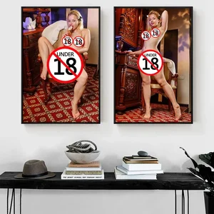 Gadis Telanjang Seksi Tanpa Sensor Lukisan Kanvas Vagina Pantat Besar Poster Seni Dinding untuk Kamar Anak Laki-laki Hadiah Dekorasi Rumah Interior 12 kanvas hentai penjualan terbaik - №