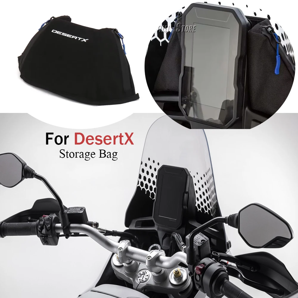 

New Storage Bag Fairing Bags Windshield Instrument Package Cockpit bag For Ducati DesertX DESERT X Desert X 2022 2023 2024