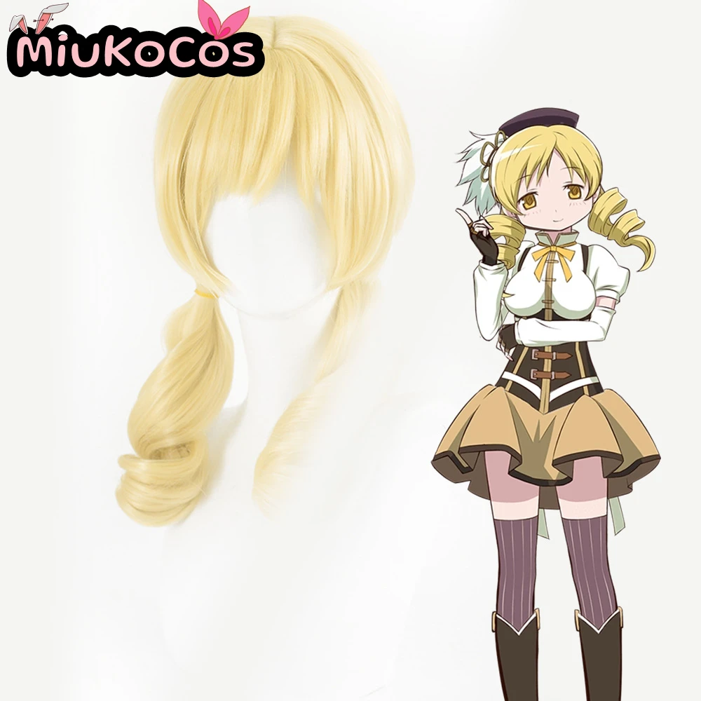 

IN STOCK Mami Tomoe Cosplay Wig MiukoCosplay Anime Puella Magi Madoka Magica Cosplay