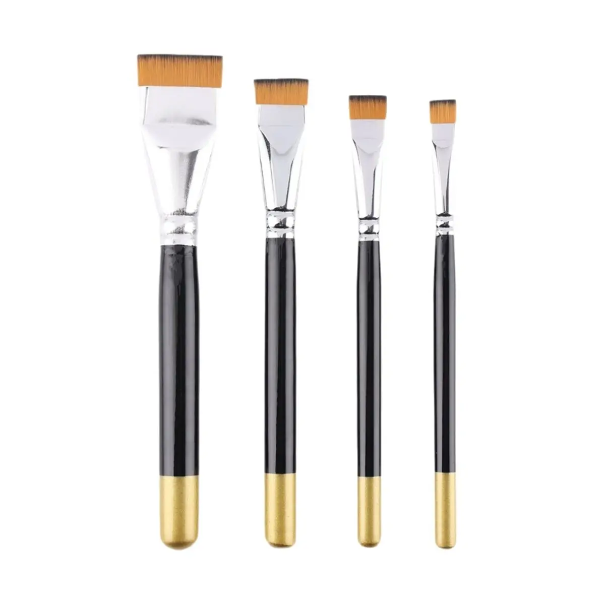 HITL Lacquer Art Short Haired Nylon Brush Lacquerware Large Lacquer Brush Oil Painting Tools Materials Art Small Flat Pen